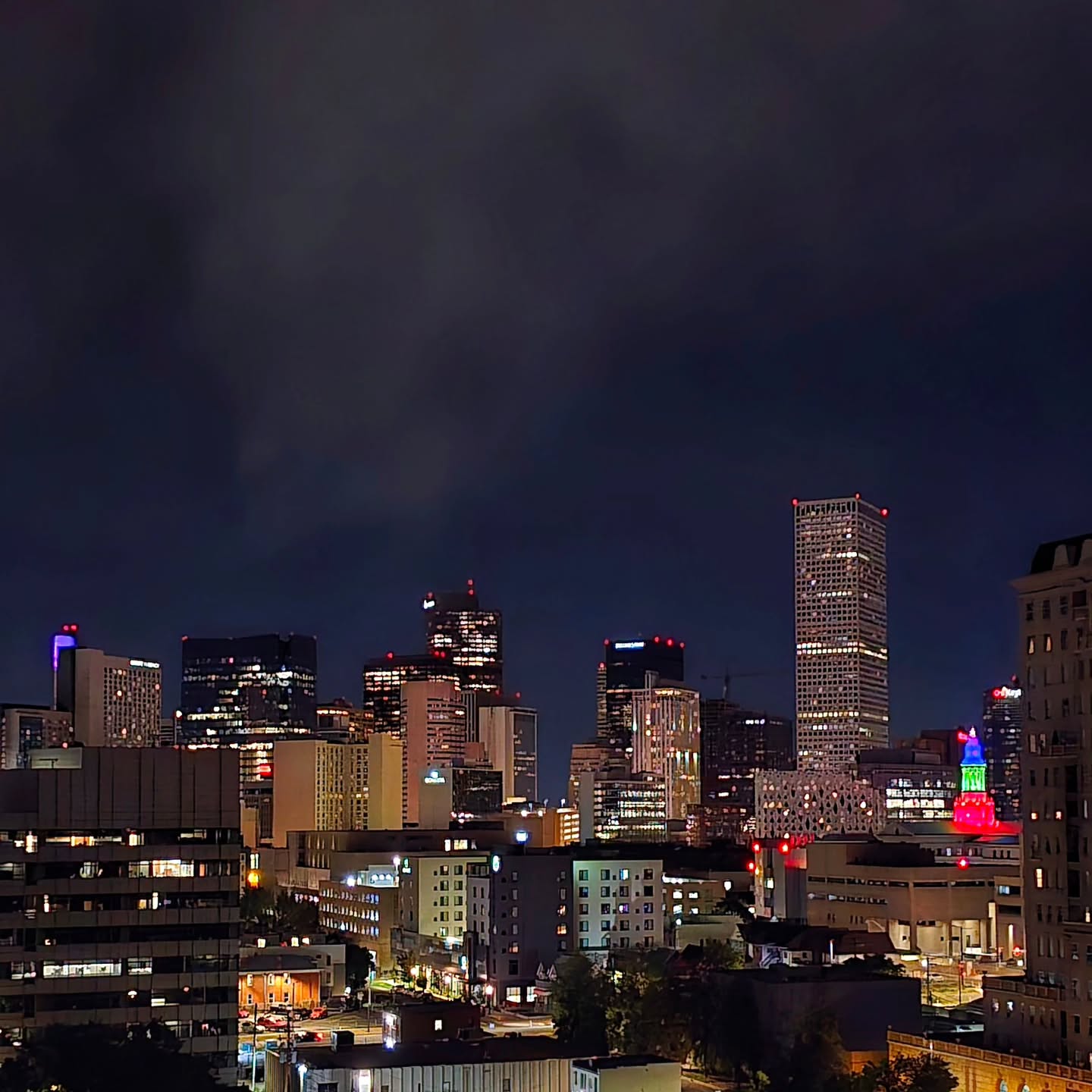 The City & County Building is all lit up tonight.