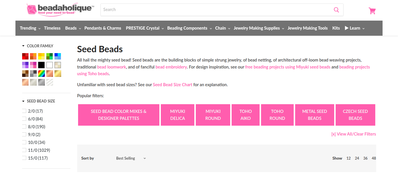 Refined Filtering Options
