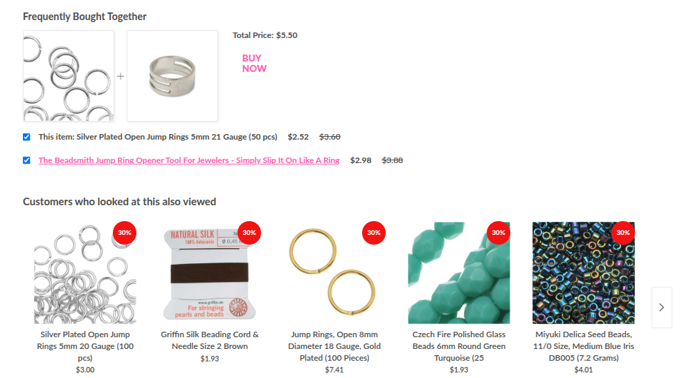 Product Recommendations & Cross-sells